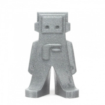 Statueta Fil printata 3D din filament FormFutura Galaxy PLA - Titanium Silver (argintiu) 750g - Filamente3D.ro