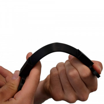Flexibilitate piesa printata 3D din filament INNOVATEFIL TPU Carbon Fibre Natural 500g - Filamente3D.ro