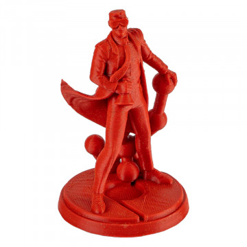 Statueta printata din filament Polymaker PolyLite ASA Galaxy Red 1kg - Filamente3D.ro