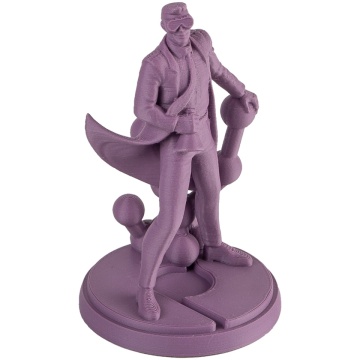 Omul de stiinta Polymaker printat in filamentul Panchroma Matte PLA Muted Purple - Filamente3D.ro