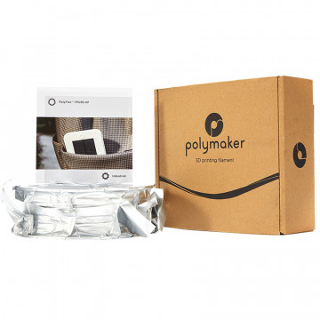 Ambalare rola de filament Polymaker PolyFlex TPU95A HF Black 1kg - Filamente3D.ro
