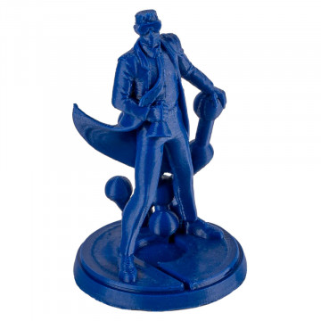 Statueta Polyman printata 3D din filament Polymaker PolyLite PETG Blue (albastru) 1kg - Filamente3D.ro