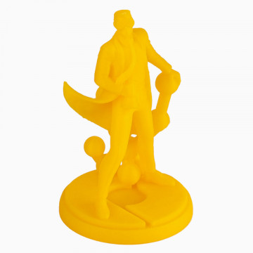 Statueta Polyman printata 3D din filament Polymaker PolyLite PLA PRO Yellow (galben)1kg - Filamente3D.ro