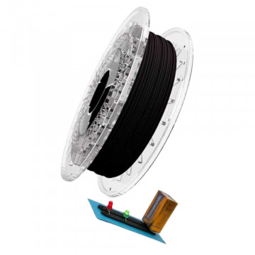 Filament Recreus Conductive FilaFlex (92A) Black (negru) 500g