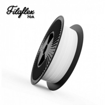 Filament Recreus FilaFlex 70A White (alb) 3kg si text - Filamente3D.ro