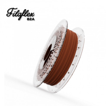 Filament Recreus FilaFlex Original 82A Brown (maro inchis) 500g si text - Filamente3D.ro