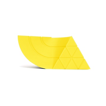 Mostra printata din filament SmartFil Flex - TPU 93A - Orinoco (galben) 750g - Filamente3D.ro