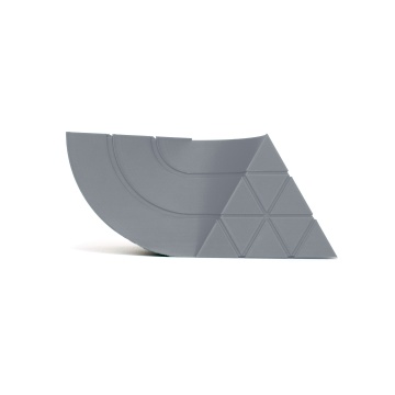 Mostra printata 3D din filament Smart Materials 3D SmartFil PLA Antracite (gri) - RAL 7012 - 1kg - Filamente3D.ro