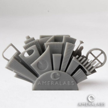 Etalon AmeraLabs calibrare rasina printat din rasina AmeraLabs AMD-3 Grey - Filamente3D.ro
