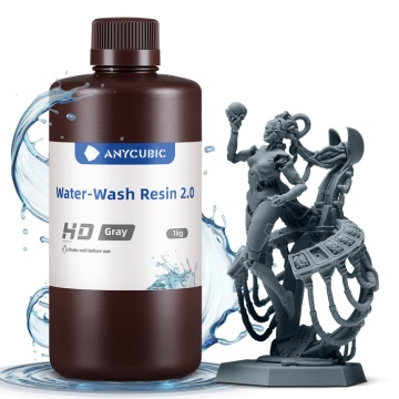 Rasina Anycubic Water-Wash Resin 2.0 HD Gray (gri) - 1kg