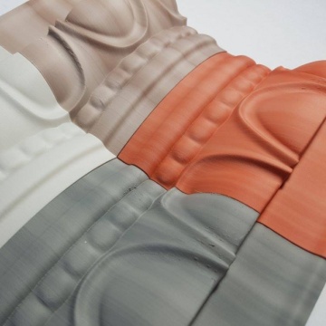 Macro capitel ionic printat din rezerva de filament 1.75 mm FormFutura StoneFil - Terracotta (caramida) 1kg - Filamente3D.ro