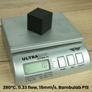 Rezerva de filament ApolloX Foaming White - 1.75mm, 500g - compatibila role BambuLab si AMS_greutate_10g - Filamente3D.ro