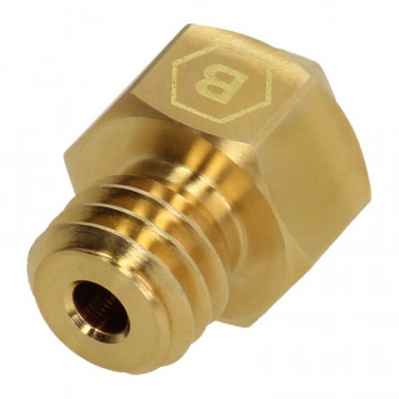 Duza Brozzl MK8 din alama detaliu - diametru duza 0.6 mm - diametru filament 1.75 mm - Filamente3D.ro