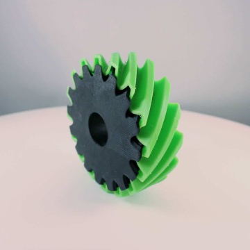 Roata dintata printata din filament AzureFilm PLA Original Green 1kg - Filamente3D.ro