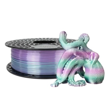 Filament 1.75 mm AzureFilm PLA Silk Rainbow Aurora (multicolor) 1kg
