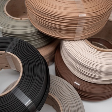 Macro rezerve de filament AzureFilm ReFill LumberLay Pine si alte culori - Filamente3D.ro