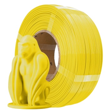 Filament 1.75 mm AzureFilm ReFill PETG Hyper Speed Yellow (galben) 1kg
