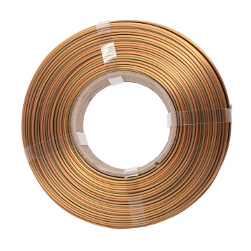 Filament 1.75 mm AzureFilm ReFill PLA Silk Rainbow Amber (multicolor) 1kg