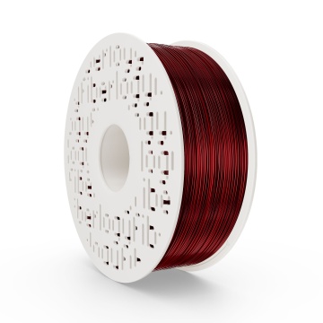 Filament 1.75 mm Fiberlogy Easy PET-G Burgundy Transparent (rosu transparent) 1kg