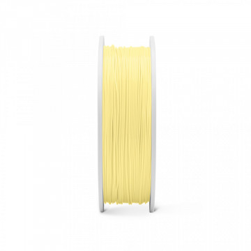 Lateral rola de filament Fiberlogy Easy PET-G Pastel Yellow 850g - Filamente3D.ro