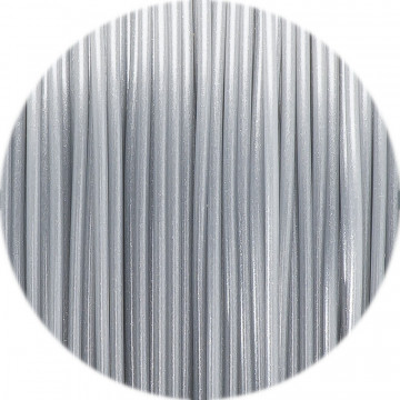 Detaliu filament Fiberlogy Easy PET-G Silver 850g - Filamente3D.ro