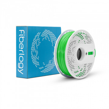 Ambalaj si rola de filament Fiberlogy Easy PLA Green 850g - Filamente3D.ro