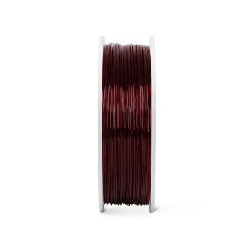 Lateral rola de filament 1.75 mm Fiberlogy HS PLA CLEAR Burgundy (rosu transparent) 850g - Filamente3D.ro