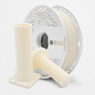 Rola si piese printate din filament Fiberlogy PC ABS Natural 750g - Filamente3D.ro