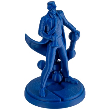 Statueta Polyman printata din filament 1.75 mm Polymaker Panchroma CoPE Blue 1kg - Wow! Nu pot sa cred ca nu e PLA - Filamente3D.ro