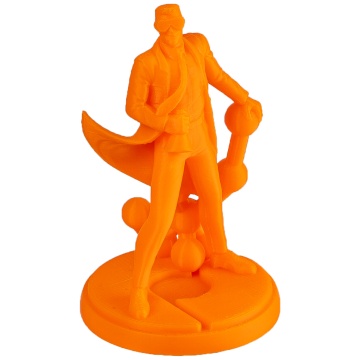 Statueta Polyman printata din filament 1.75 mm Polymaker Panchroma CoPE Orange 1kg - Filamente3D.ro