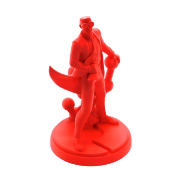 Statueta Polyman printata din filament Polymaker HT-PLA Red 1kg - Filamente3D.ro