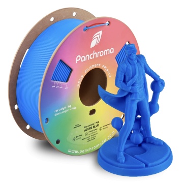 Rola si statueta Polyman printata din filament Polymaker Panchroma PLA Azure Blue 1kg - Filamente3D.ro
