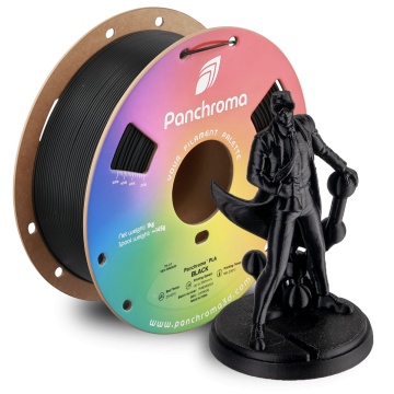 Rola si statueta Polyman printata din filament Polymaker Panchroma PLA Black 1kg - Filamente3D.ro