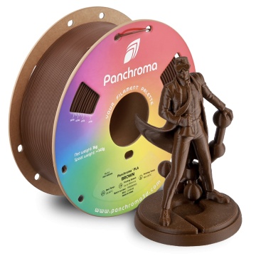 Rola si statueta Polyman printata din filament Polymaker Panchroma PLA Brown 1kg - Filamente3D.ro