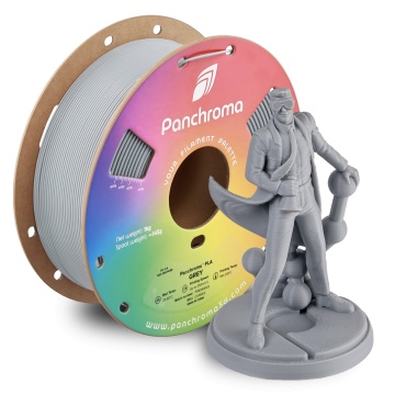 Rola si statueta Polyman printata din filament Polymaker Panchroma PLA Grey 1kg - Filamente3D.ro
