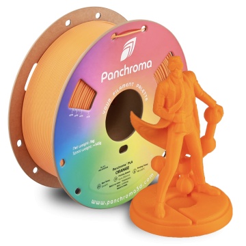 Rola si statueta Polyman printata din filament Polymaker Panchroma PLA Orange 1kg - Filamente3D.ro