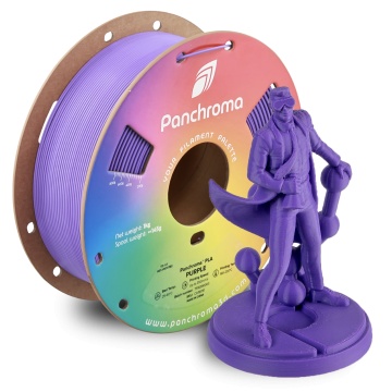 Rola si statueta Polyman printata din filament Polymaker Panchroma PLA Purple 1kg - Filamente3D.ro