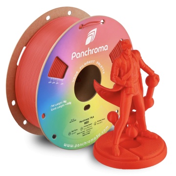 Rola si statueta Polyman printata din filament Polymaker Panchroma PLA Red 1kg - Filamente3D.ro