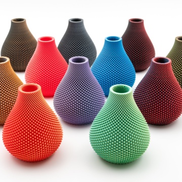 Vaze printate din Polymaker Panchroma PLA Dual Matte diverse culori - Filamente3D.ro