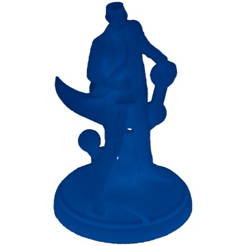 Polyman in intuneric - Panchroma Glow PLA Blue – filament albastru fosforescent care strălucește în întuneric, compatibil cu imprimante FDM - Filamente3D.ro