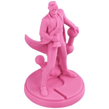 Omul de stiinta Polymaker printat in filamentul Panchroma Matte PLA Lotus Pink - Filamente3D.ro