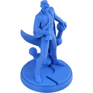 Statueta om de stiinta printat din filament 1.75 mm Polymaker Panchroma PLA Matte Raspberry Blue 1kg