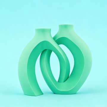 Vaza printata din filament 1.75 mm Polymaker Panchroma PLA Matte Seafoam Green 1kg