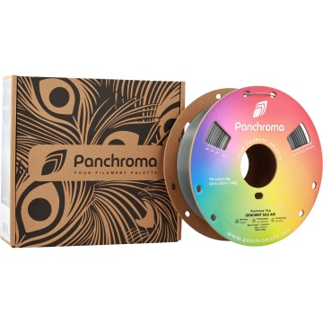 Ambalaj si rola de filament Polymaker Panchroma PLA Silk Gradient Air 1kg - Filamente3D.ro