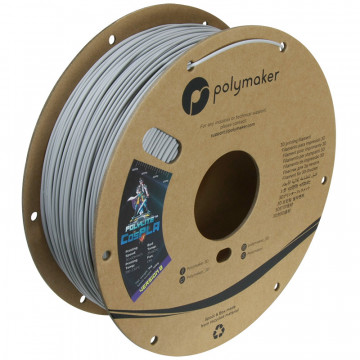 Filament 1.75 mm Polymaker PolyLite CosPLA - versiunea B (gri)1kg
