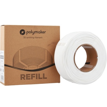 Ambalaj si rezerva de filament Polymaker Refill Panchroma PLA White 1kg - Filamente3D.ro