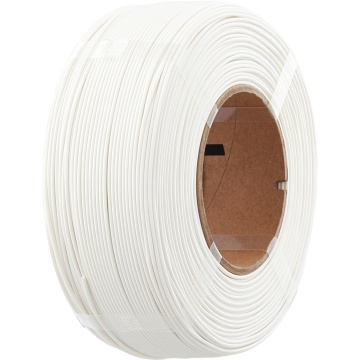 Vedere laterala rezerva de filament 1.75 mm Polymaker Refill Panchroma PLA Matte Cotton White 1kg - Filamente3D.ro