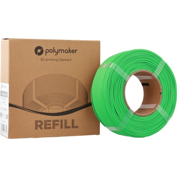Cutie si rezerva de filament 1.75 mm Polymaker Refill Panchroma PLA Matte Forest Green 1kg - Filamente3D.ro