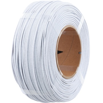 Rezerva de filament Polymaker Refill Panchroma PLA Matte Marble White 1kg amplasata vertical - Filamente3D.ro