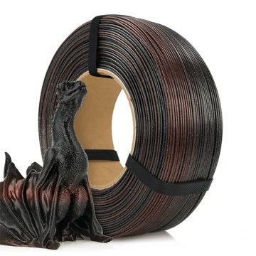 Rezerva de filament si dragon printat din filament Rosa3D Refill PLA Galaxy Rainbow Meteor 1kg - Filamente3D.ro